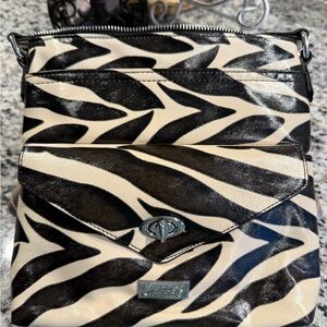 Carlos by Carlos Santana Black and White Crossbody Bag